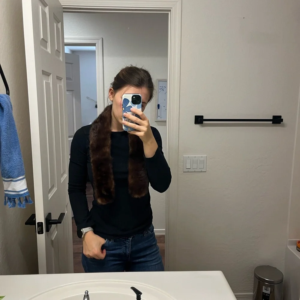 Real Sable Fur Collar/Scarf